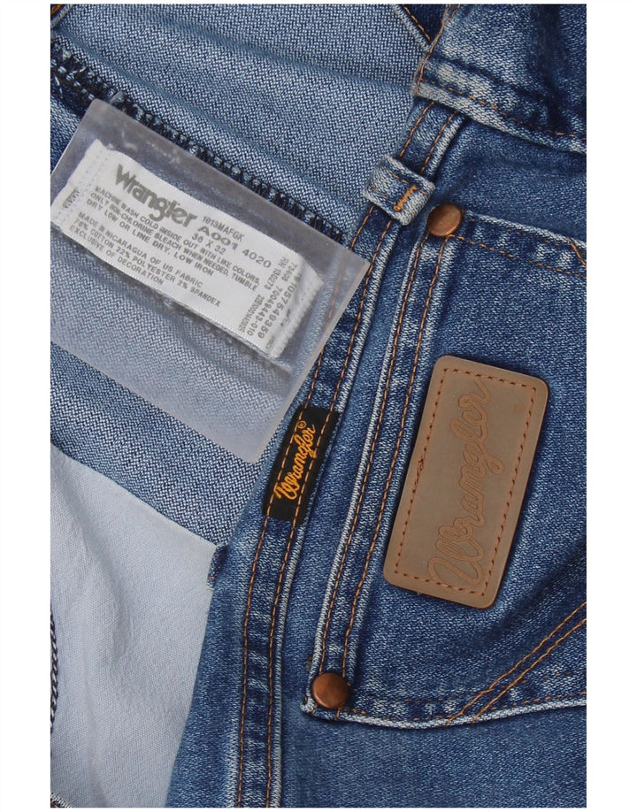 Джинсы мужские прямые WRANGLER W36 L32 синие, хлопок