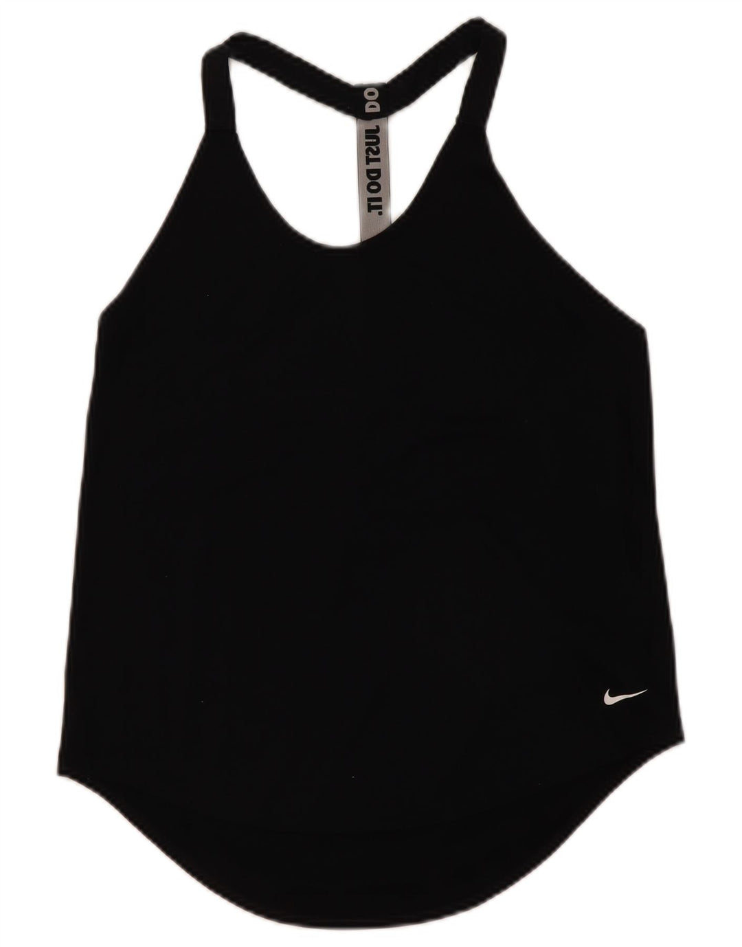 Женский жилет с графическим принтом Nike Dri Fit UK 12, средний черный, полиэстер