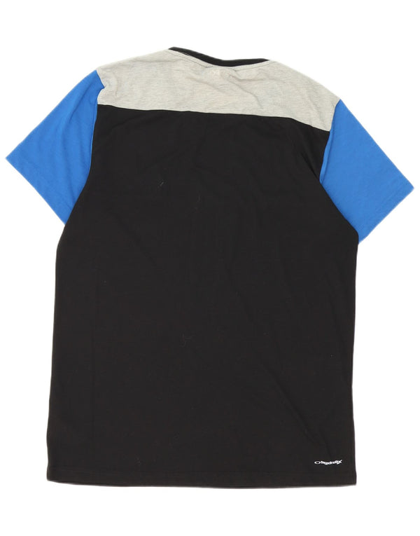 Мужская футболка Oakley Top XL, черная, полиэстер с цветными блоками