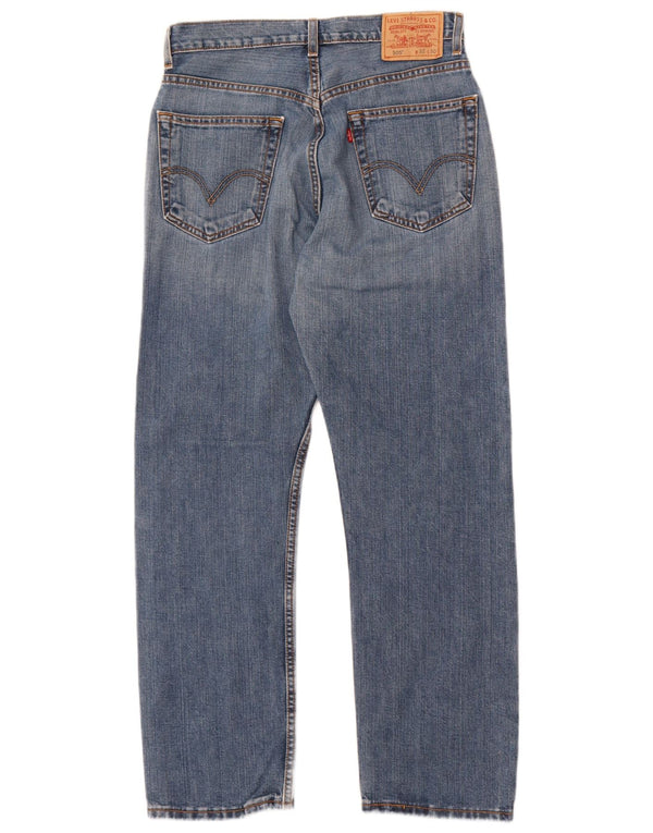 Мужские прямые джинсы Levi's 505 стандартного кроя W32 L30 синие, хлопок