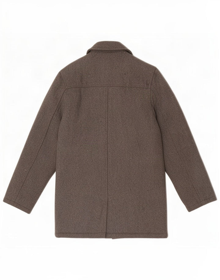 Бушлат Ben Sherman для мальчиков 11–12 лет, серая шерсть