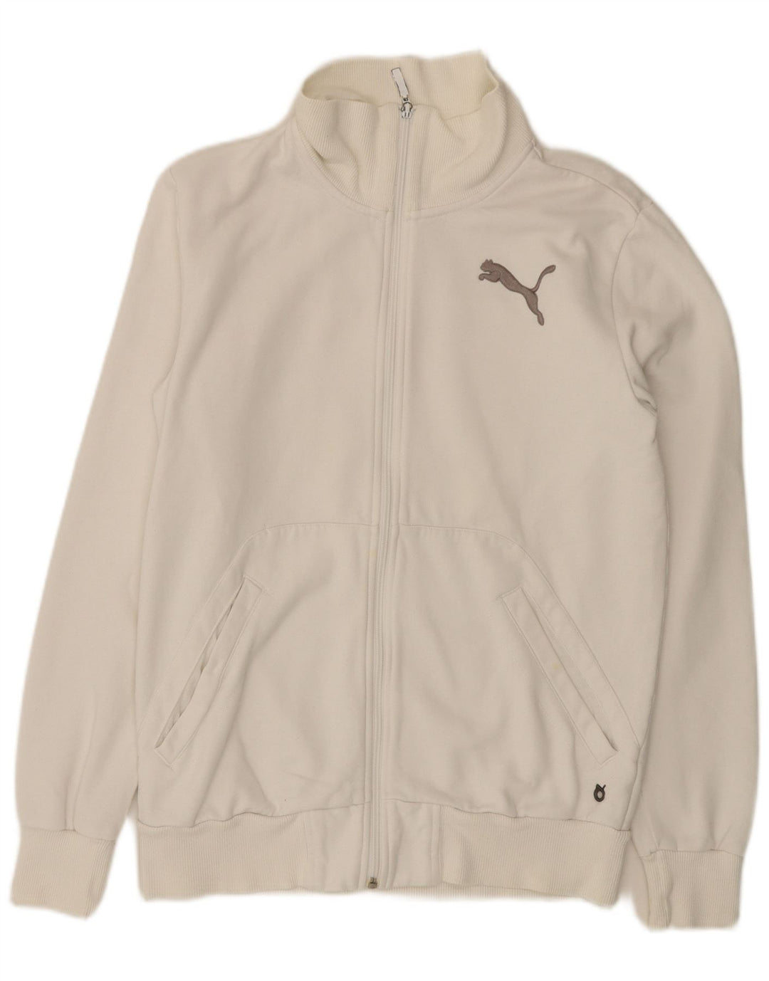 Мужской спортивный костюм с графическим рисунком Puma, маленькая белая хлопковая куртка
