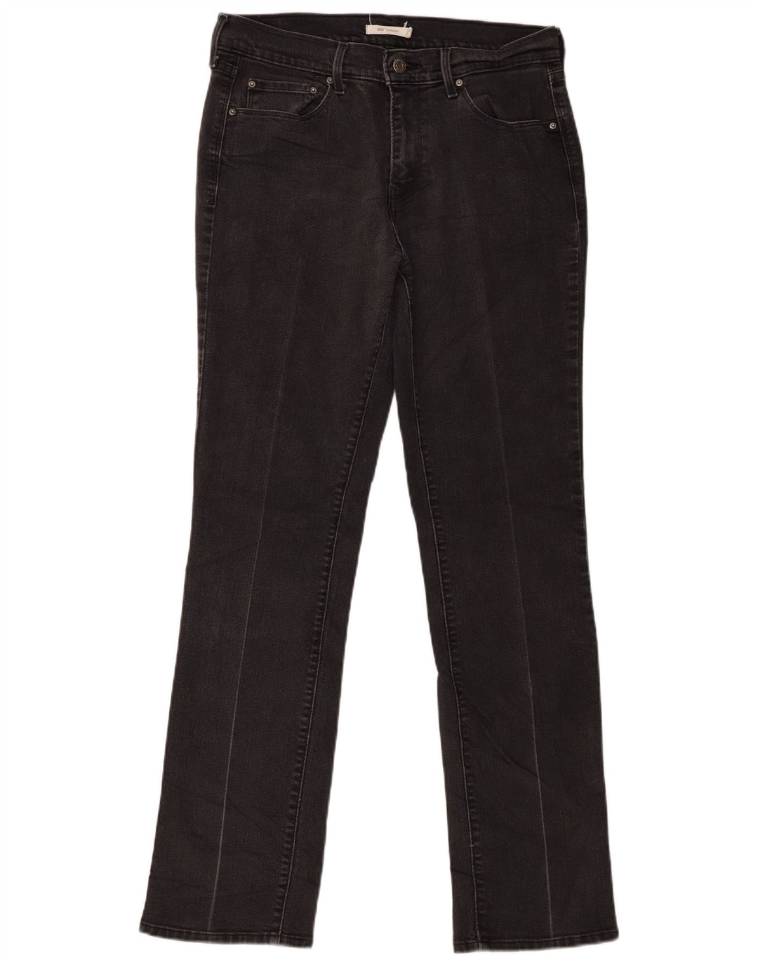 Женские прямые джинсы Levi's 505 W30 L32, черный хлопок