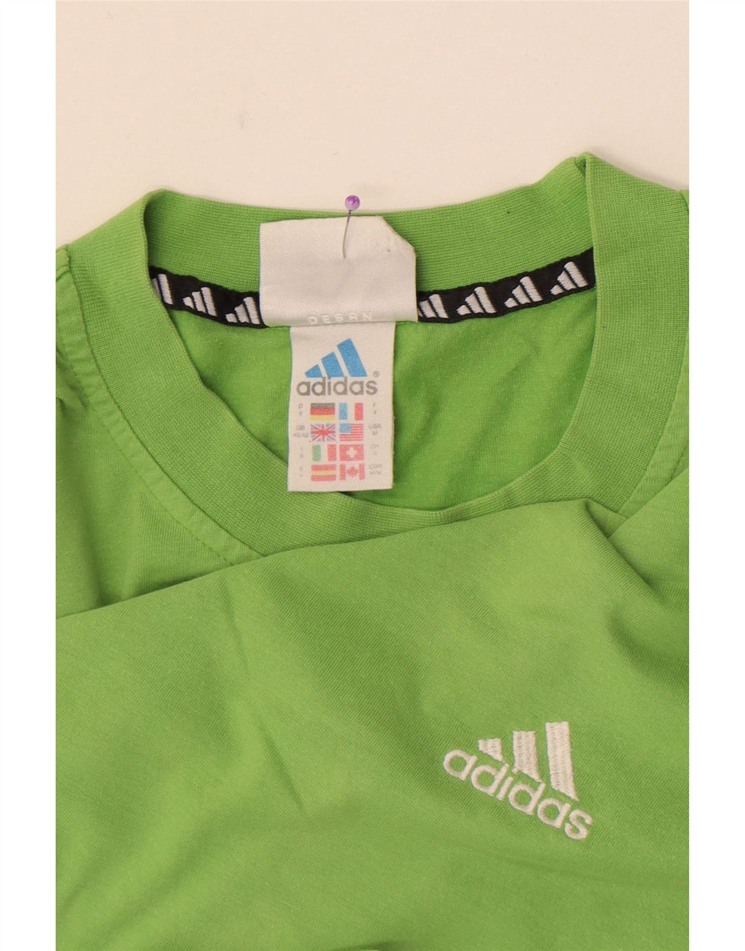 Мужская футболка Adidas Top UK 40/42 Medium Green