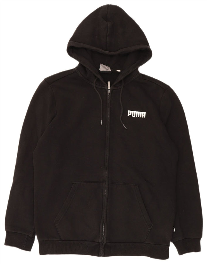 Мужской свитер с капюшоном на молнии Puma, средний черный