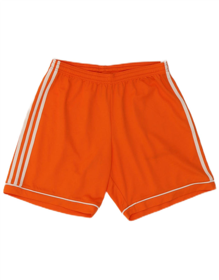 Мужские спортивные шорты Adidas Climalite, средний оранжевый полиэстер