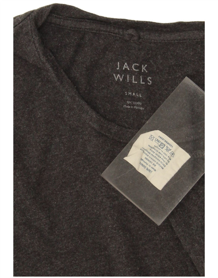 Мужская футболка JACK WILLS, маленький серый хлопок