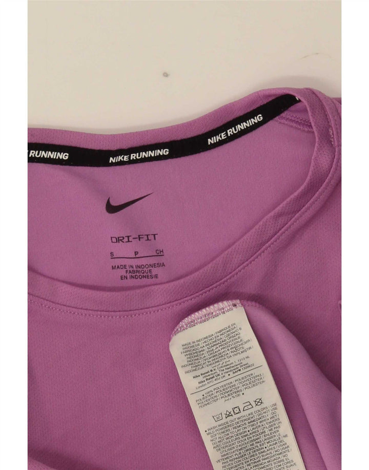 Мужская футболка Nike Dri Fit, маленький фиолетовый полиэстер