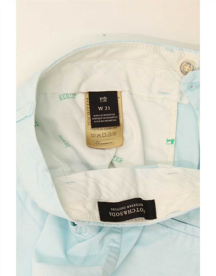 Мужские шорты чинос Scotch & Soda W31, средний синий хлопок