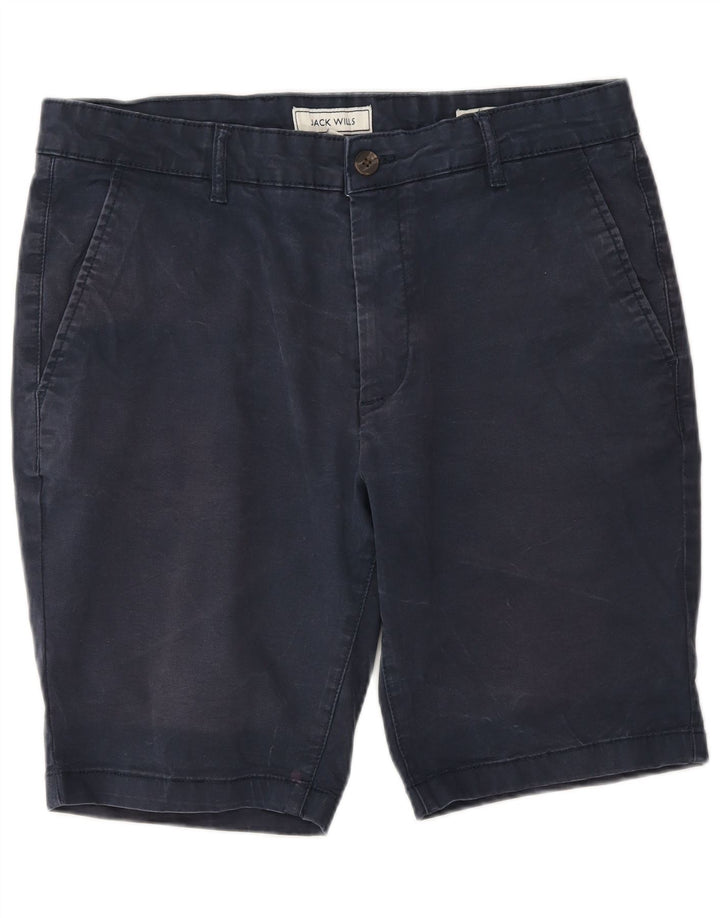 Мужские шорты чинос Jack Wills W34, большие, темно-синие, хлопок