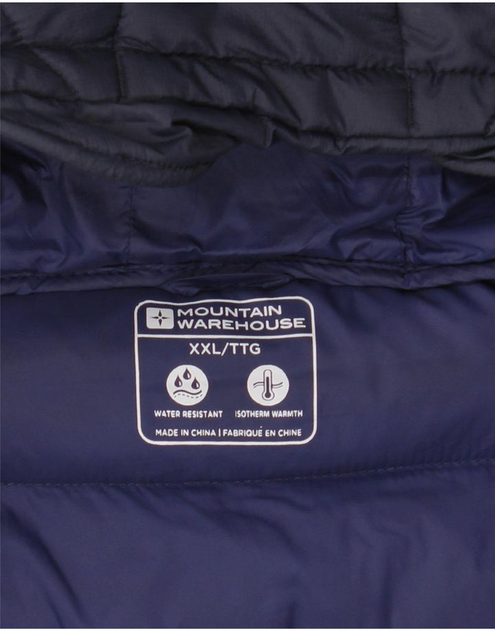 Мужская утепленная куртка с капюшоном Mountain Warehouse UK 44 2XL Темно-синий полиамид