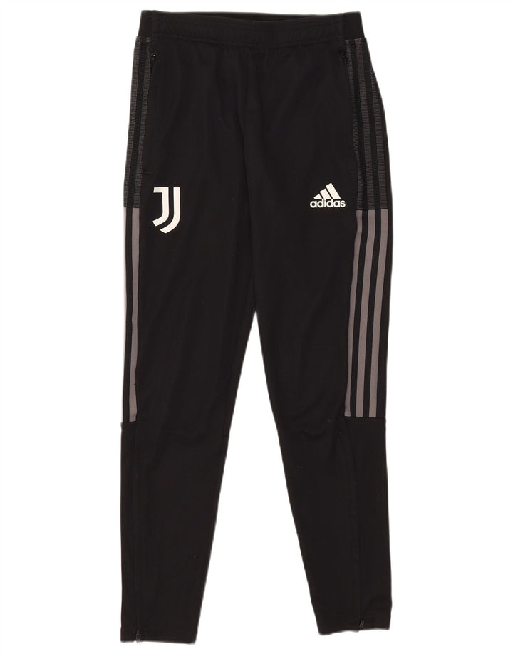 Мужские спортивные брюки Adidas Juventus, маленькие черные из полиэстера
