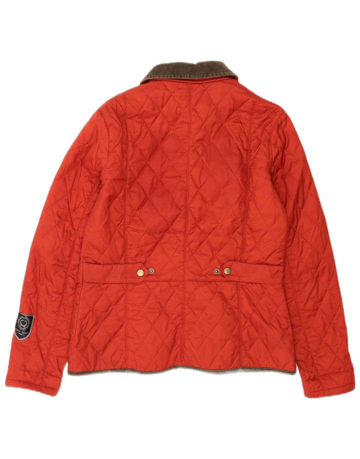 Женская стеганая куртка Barbour UK 12 средний красный полиамид