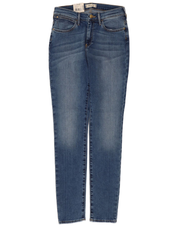 Wrangler Womens Body Bespoke High Rise Skinny Jeans W28 L32 Blue Cotton