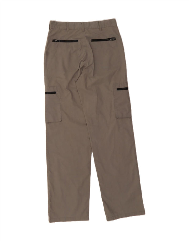 RAYBEST Mens Straight Cargo Trousers W30 L31 Grey Vintage Raybest and Second-Hand Raybest from Messina Hembry 
