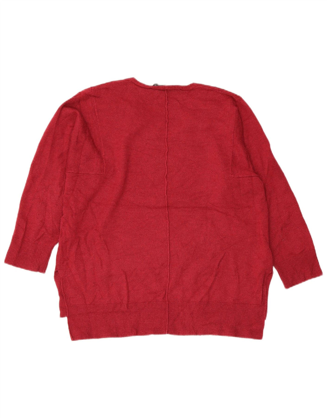 Женский джемпер с v-образным вырезом FRENCH CONNECTION UK 10, маленький бордовый цвет