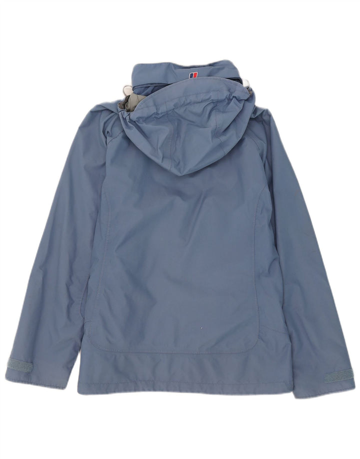 Женская дождевик с капюшоном Berghaus UK 12, средний синий нейлон