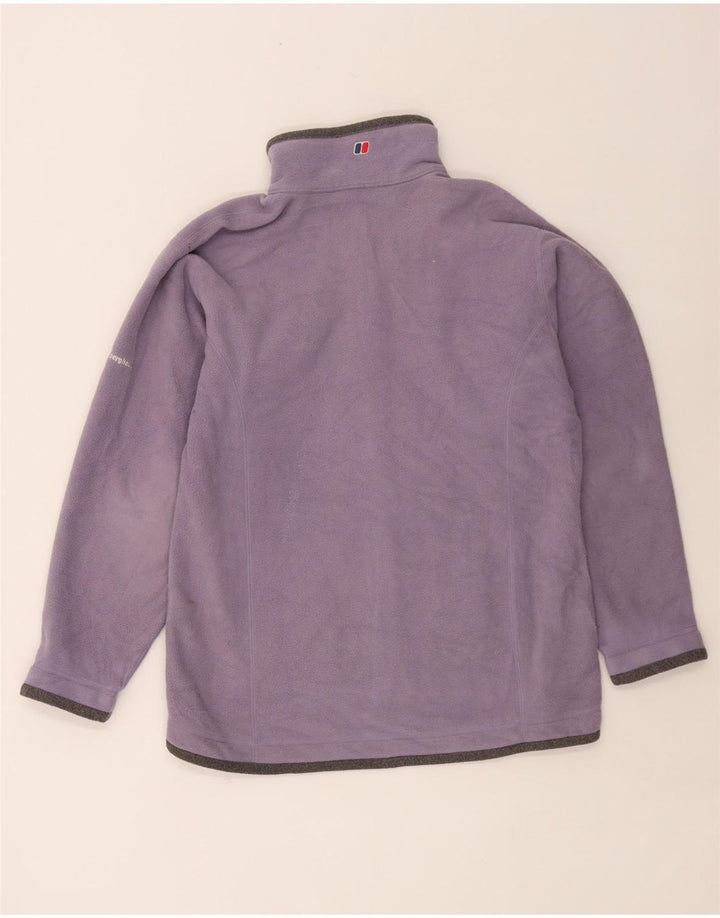 Женская флисовая куртка Berghaus UK 12, средний фиолетовый, полиэстер с цветными блоками