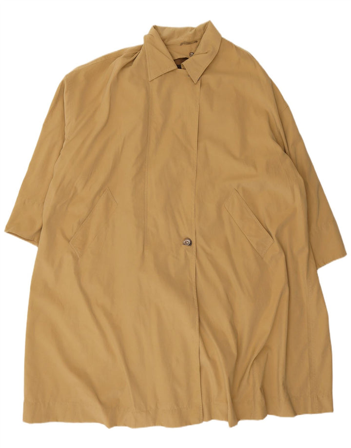 Женское пальто оверсайз Max Mara Weekend UK 12, средний бежевый из полиамида