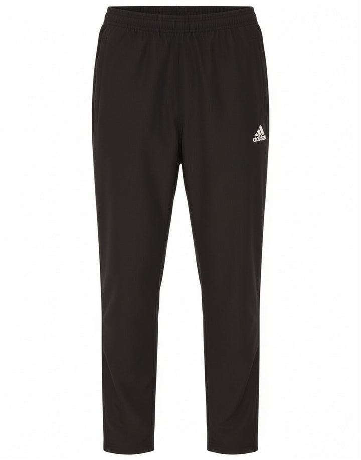 Мужские спортивные брюки Adidas Climalite, средний черный полиэстер