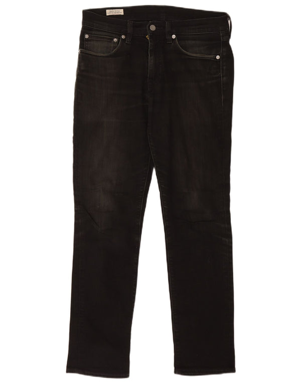 Мужские узкие джинсы Levi's W31 L29, черный хлопок