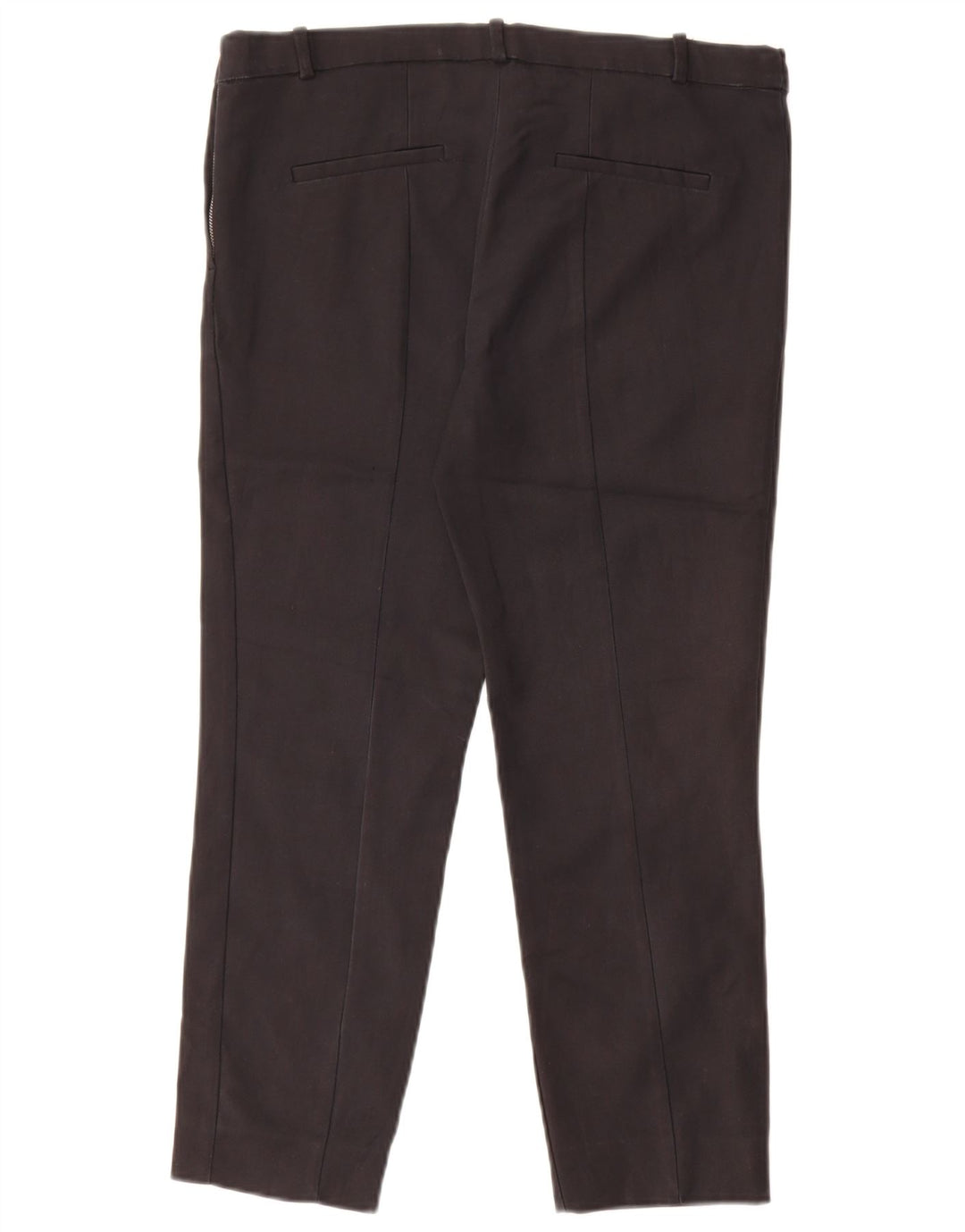 Женские узкие укороченные брюки Zara, большие W34 L24, черные