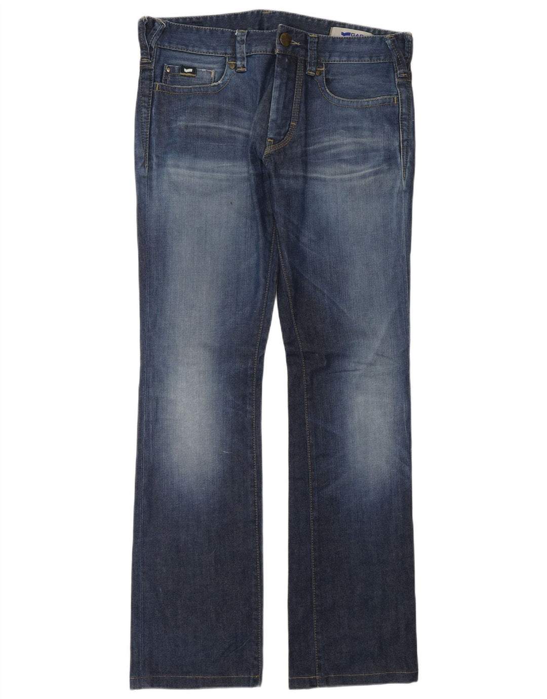 Мужские джинсы Gas Bootcut W33 L34, синие, хлопок