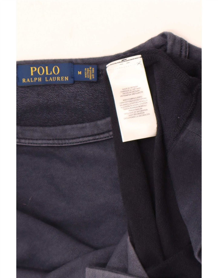 Мужской свитшот Polo Ralph Lauren, средний темно-синий хлопковый джемпер