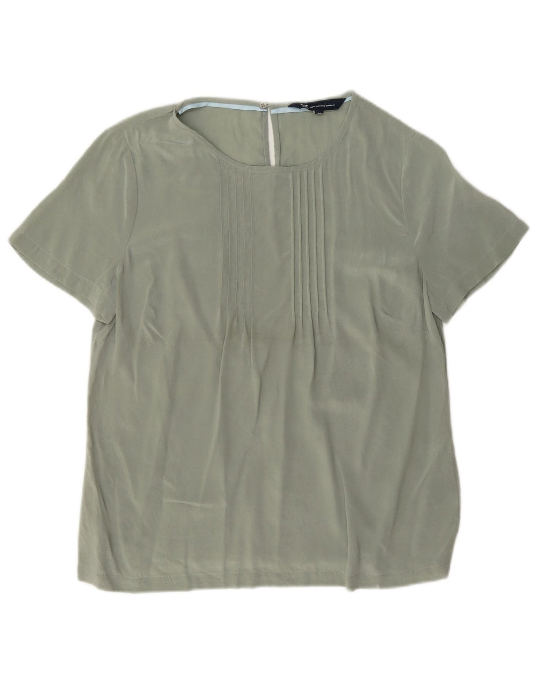 Женская блузка Crew Clothing Top UK 12, средний зеленый шелк