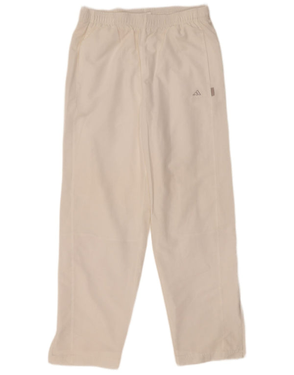 Женские спортивные брюки Adidas UK 14, большой белый полиэстер