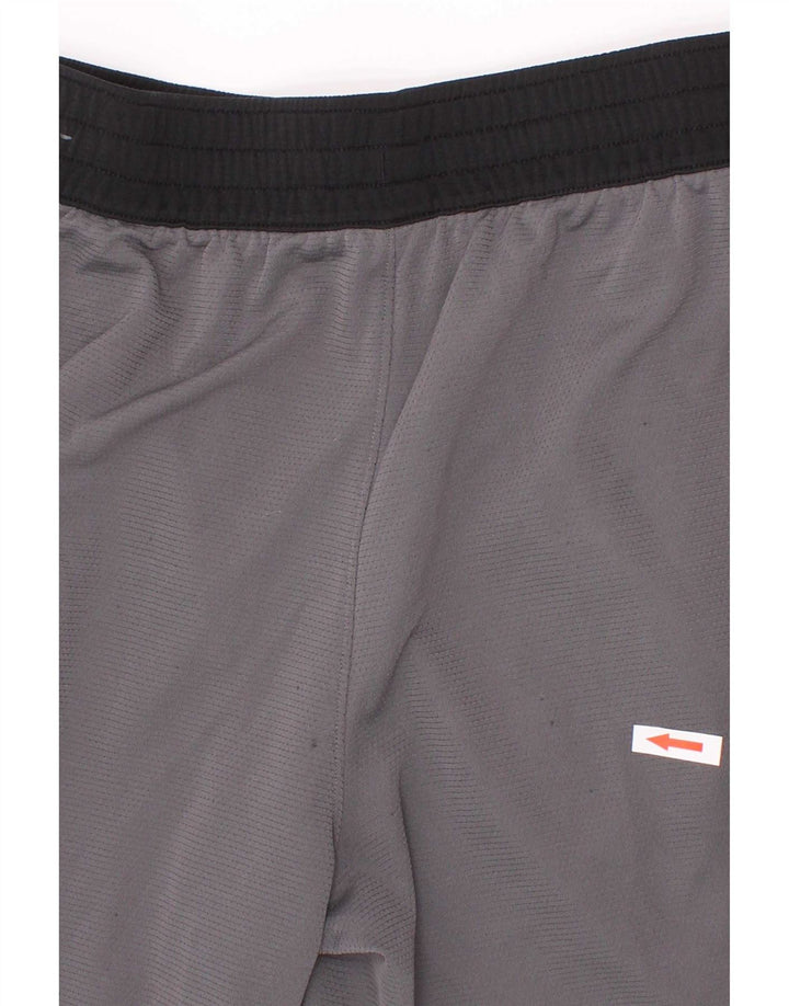 Спортивные шорты Nike Dri Fit с графическим рисунком для мальчиков, 12–13 лет, большой размер, серый полиэстер