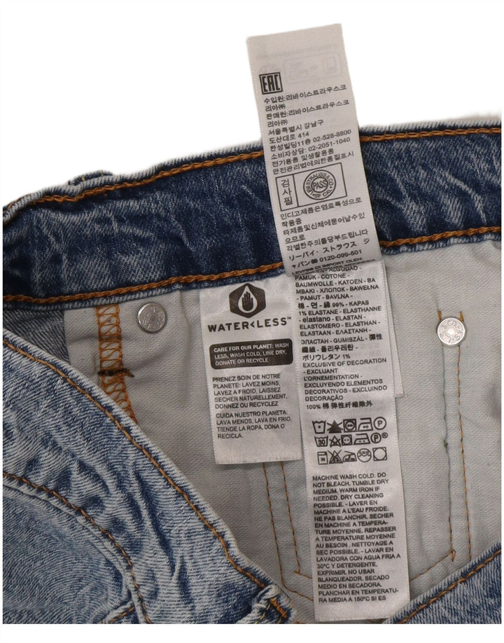 Мужские джинсовые шорты Levi's 405 W29, маленькие синие, хлопок
