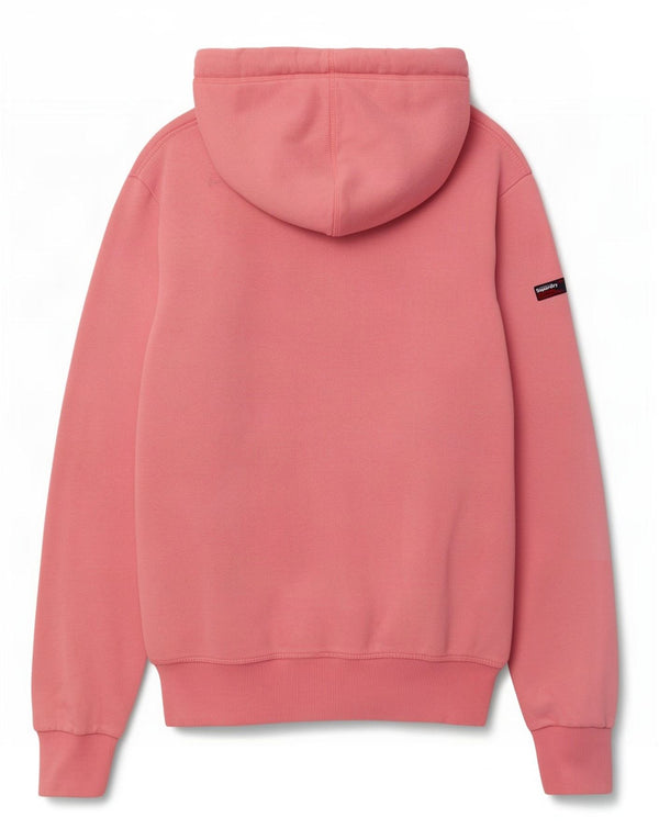 Женский джемпер с капюшоном оверсайз с рисунком Superdry UK 6 XS, розовый хлопок