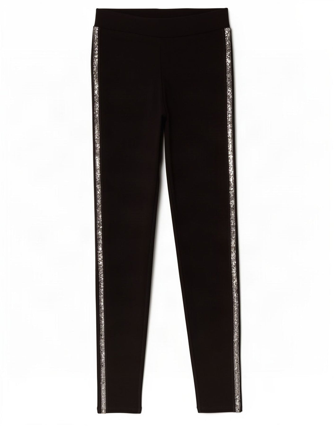 Женские леггинсы Zara UK 8, маленькие черные из вискозы