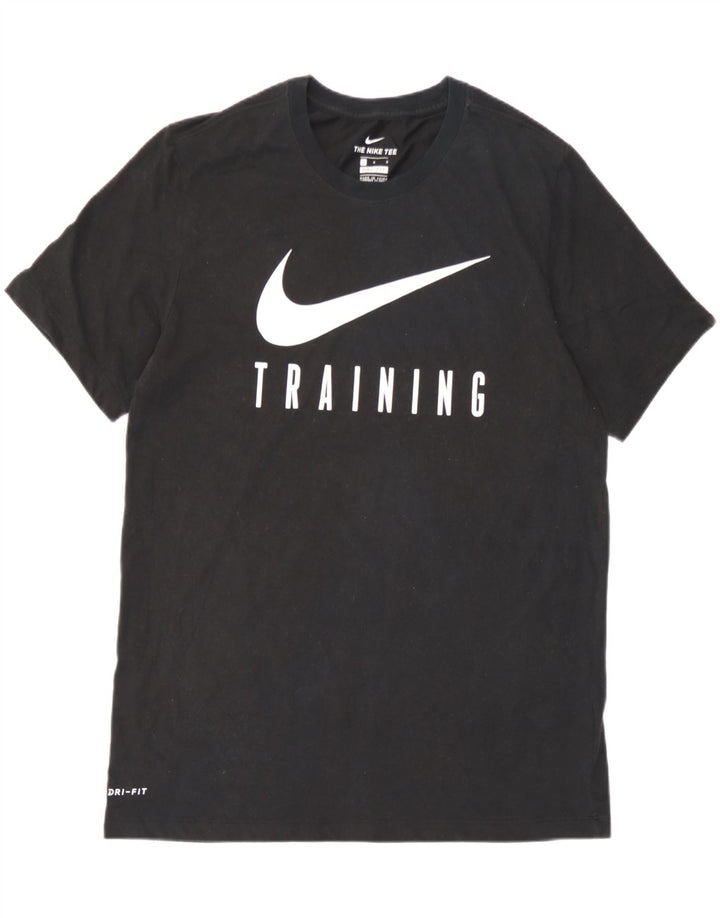 Мужская футболка с рисунком Nike Dri Fit, большая черная