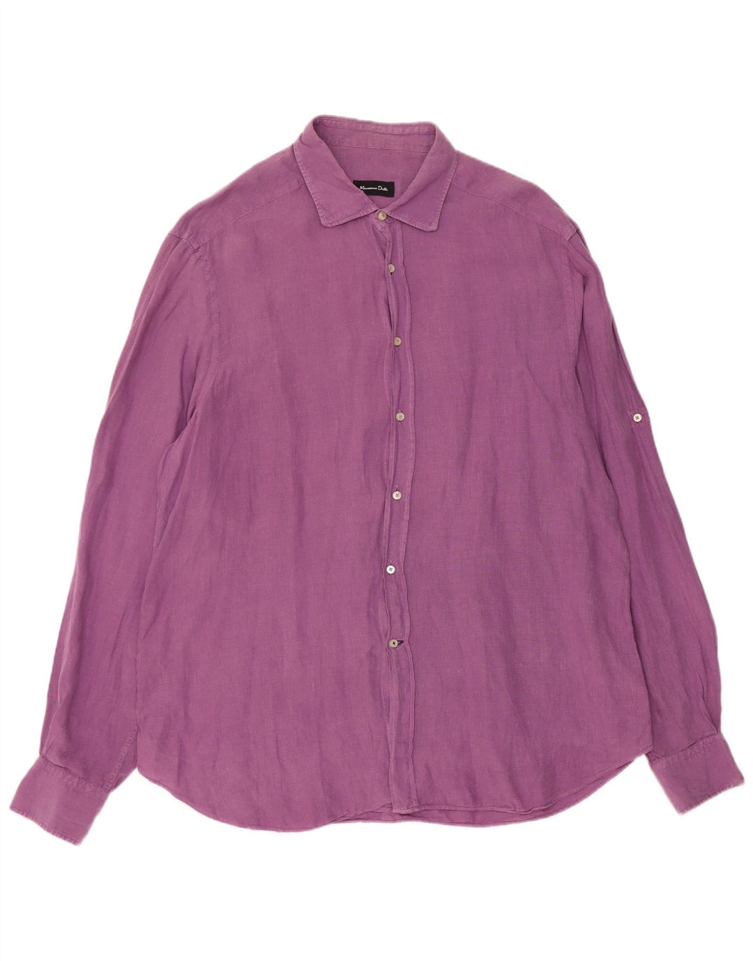 Рубашка Мужская Massimo Dutti 2XL Фиолетовая