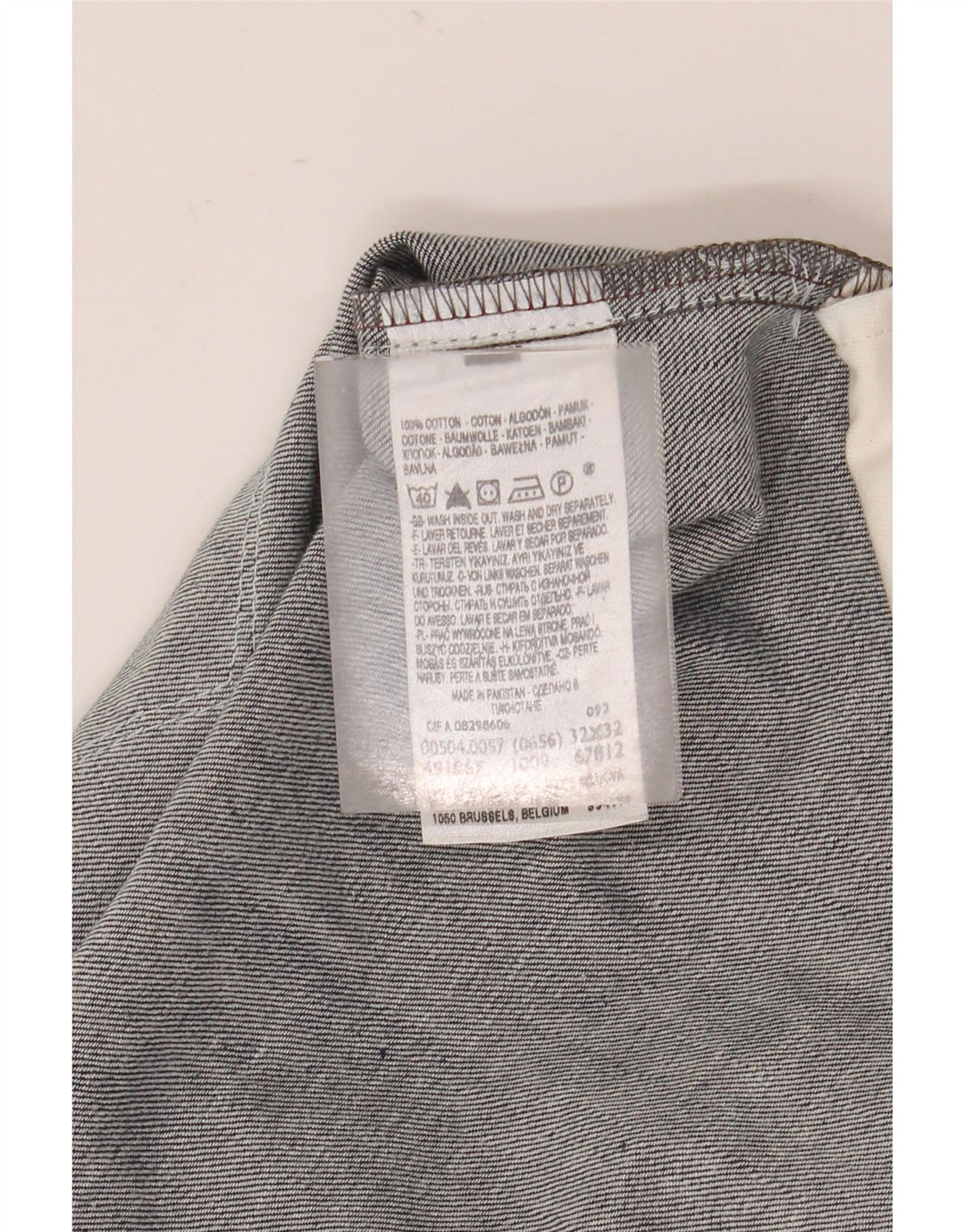 Мужские прямые джинсы Levi's 504 W32 L32 темно-синие, хлопок