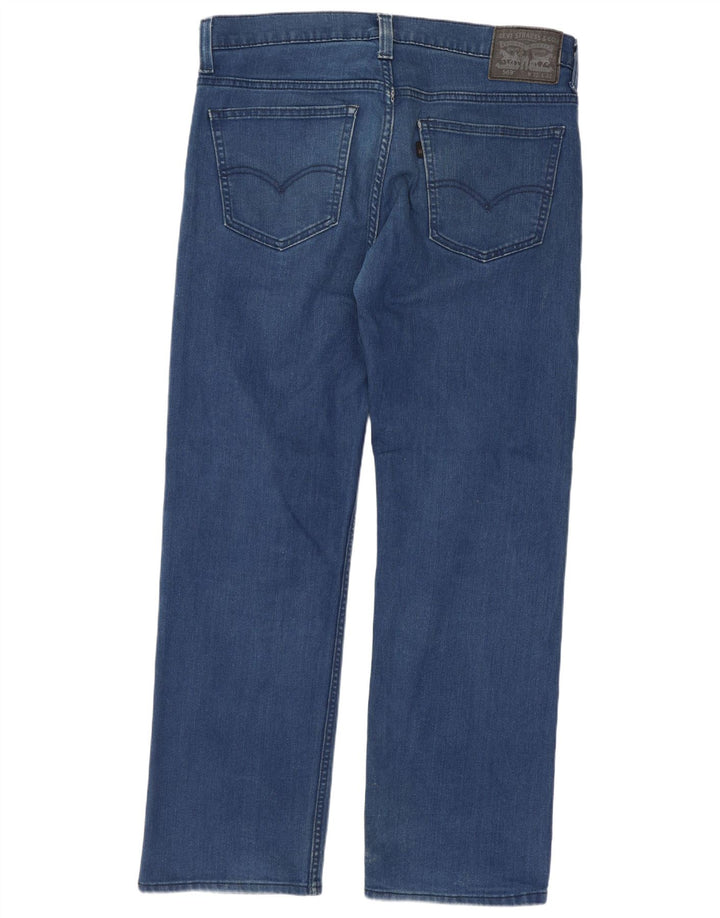 Мужские прямые джинсы Levi's W32 L32 темно-синие, хлопок