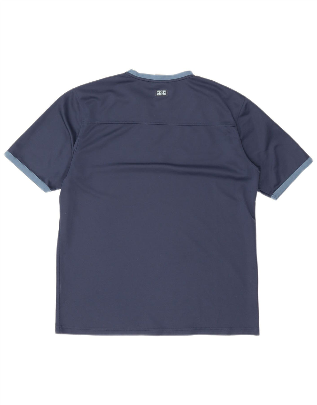Umbro Мужская футболка с рисунком Top XL Темно-синяя полиэстер с цветными блоками