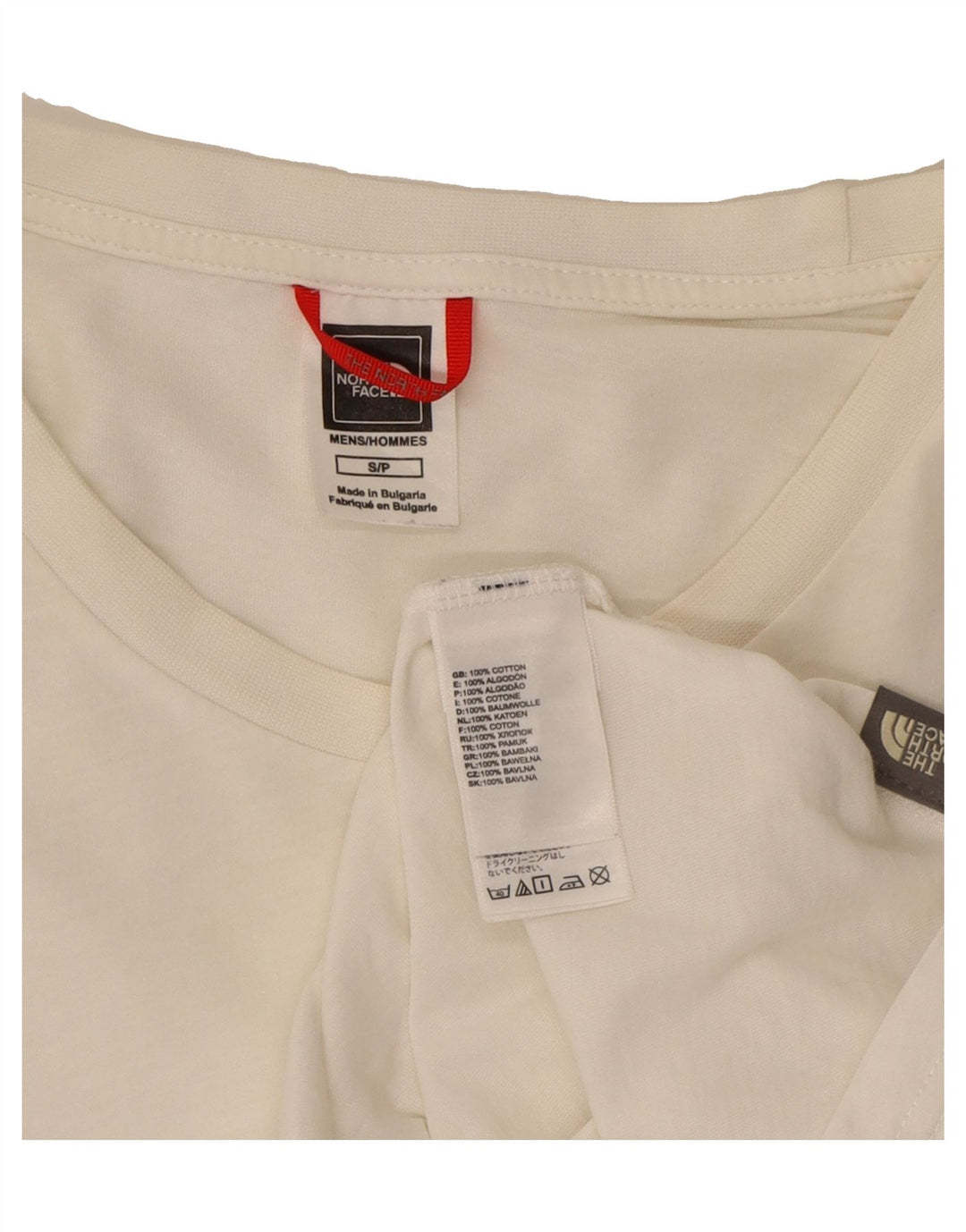 THE NORTH FACE Mens T-Shirt Top Small White Cotton Vintage The North Face and Second-Hand The North Face from Messina Hembry 