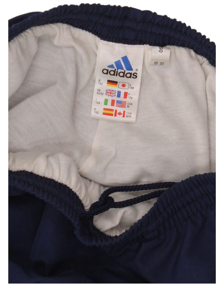 Спортивные брюки Adidas для мальчиков 11-12 лет, темно-синий, полиэстер