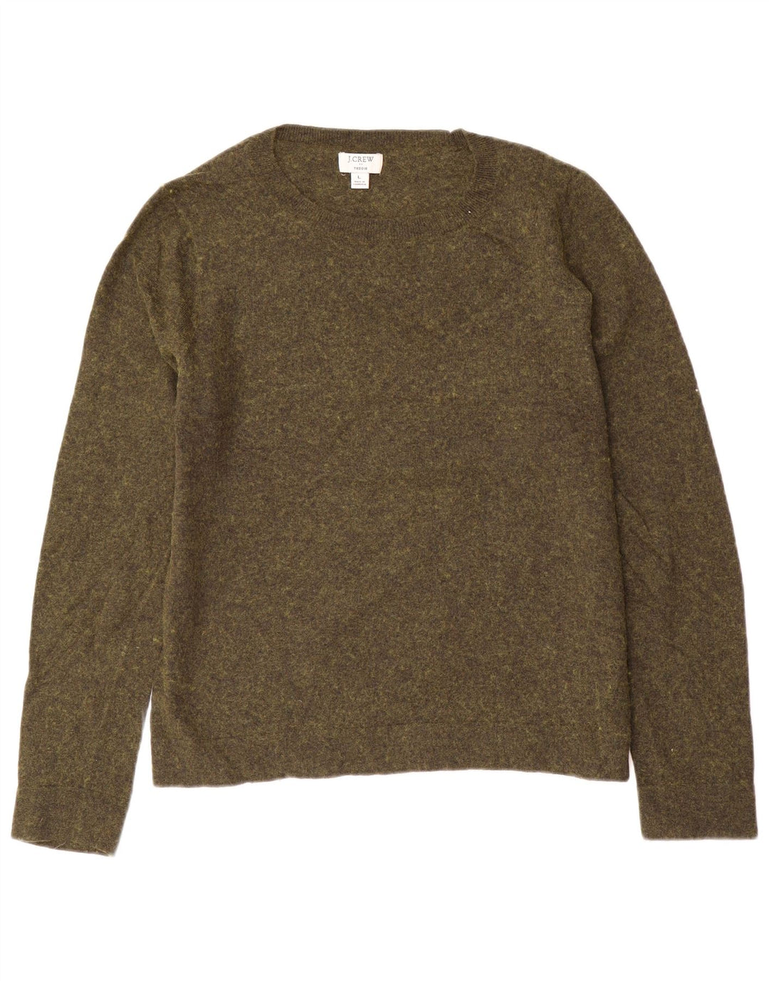 Женский джемпер с вырезом лодочкой J. CREW, большой зеленый в крапинку, Великобритания 16