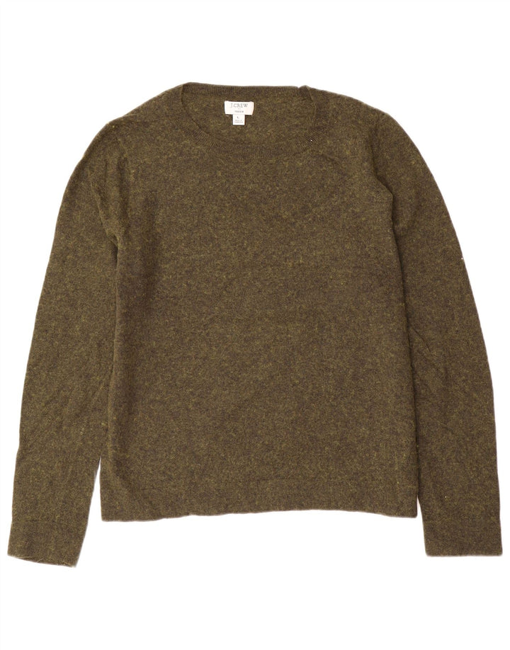 Женский джемпер с вырезом лодочкой J. CREW, большой зеленый в крапинку, Великобритания 16