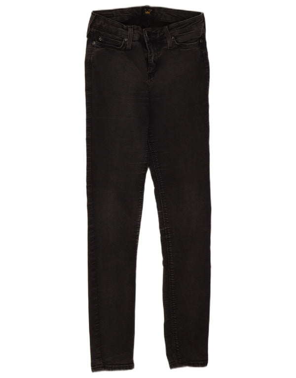 Женские джинсы скинни Lee Scarlett W28 L29, черный хлопок