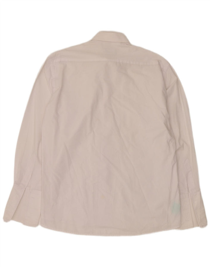 Мужская деловая рубашка Pierre Cardin, размер 46, 41, большая, белая, хлопковая