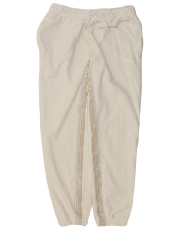 Женские спортивные брюки Adidas Joggers UK 14, большие Off White Sports