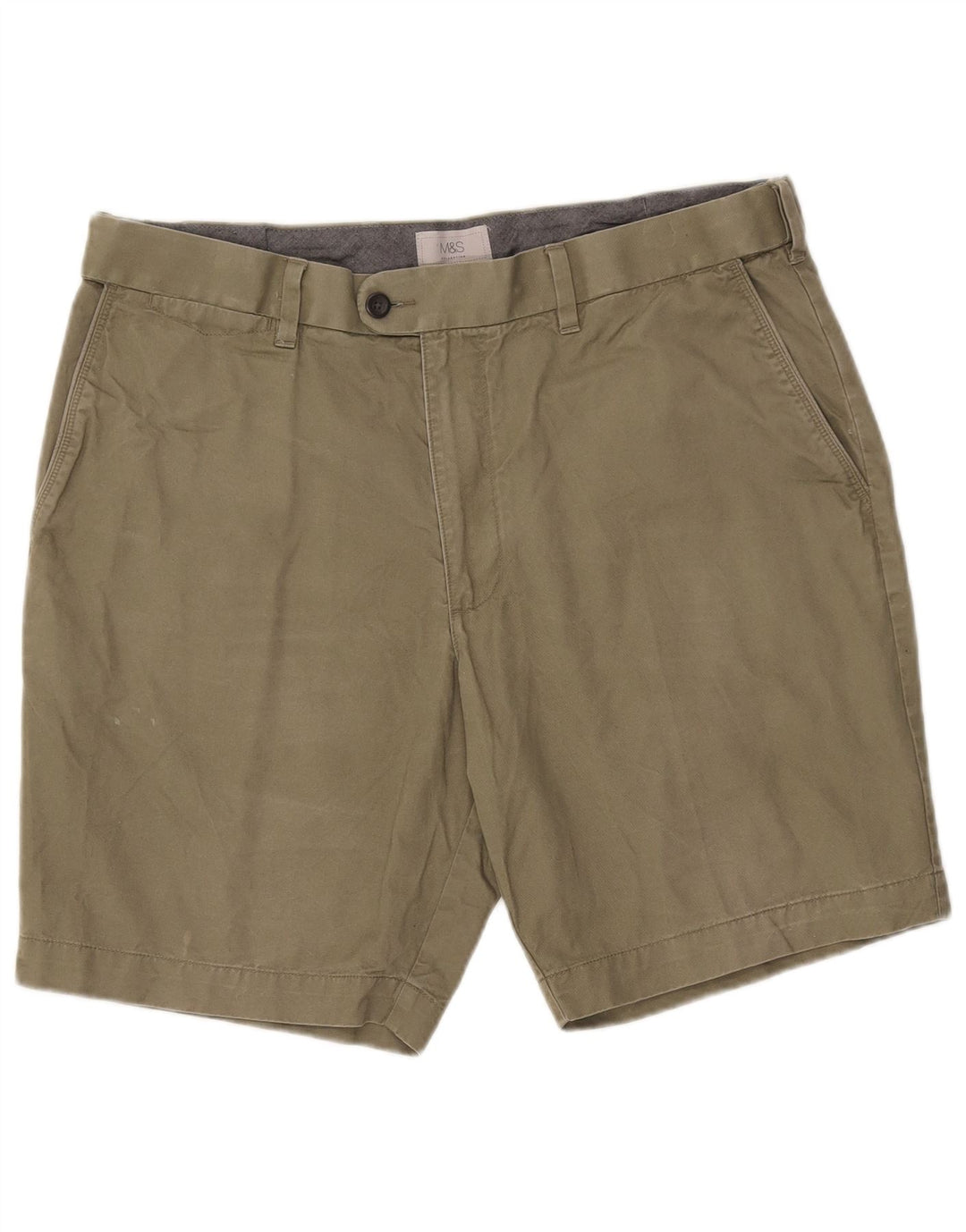 Мужские шорты чинос Marks & Spencer W38 XL, зеленый хлопок