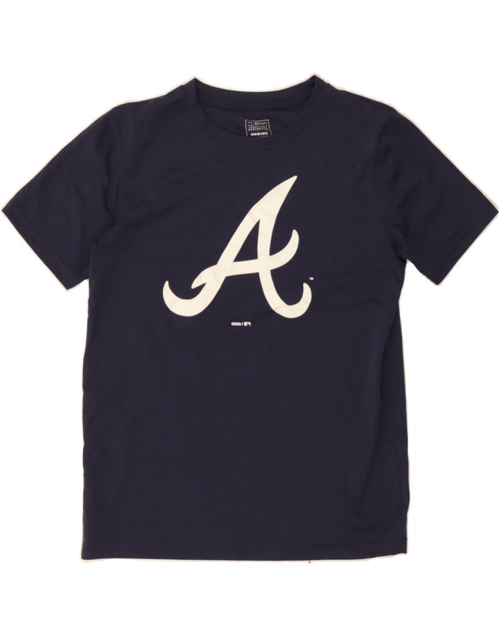 GENUINE MERCHANDISE Boys Graphic T-Shirt Top 10-11 Years Medium Navy Blue Vintage Genuine Merchandise and Second-Hand Genuine Merchandise from Messina Hembry 