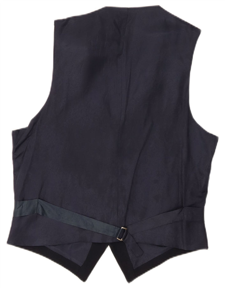 Винтажный мужской жилет IT 50 Medium Navy Blue