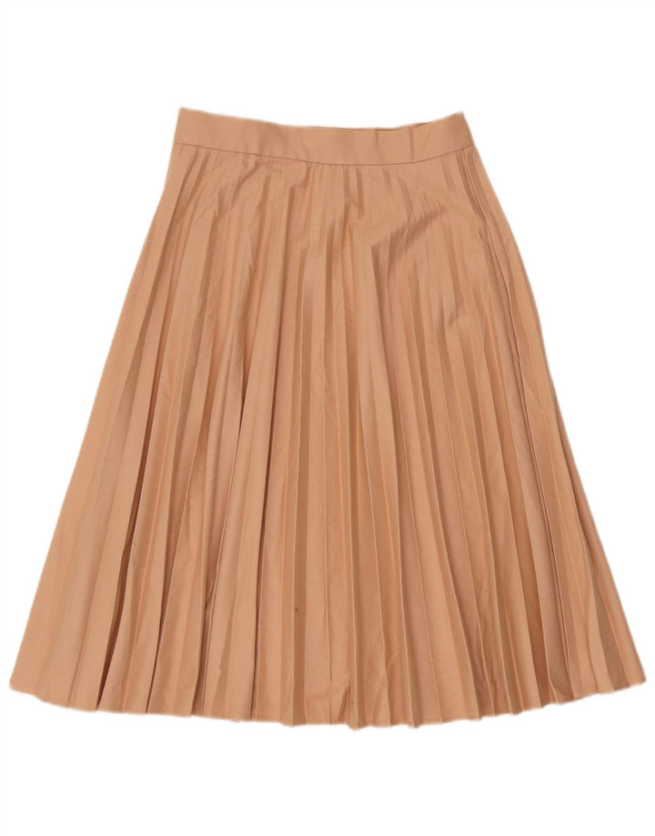 Женская плиссированная юбка Zara XS W24 Бежевая